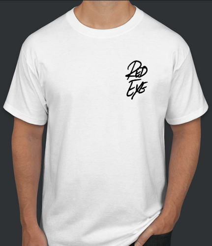 Red Eye Delivery - White Logo T-shirt